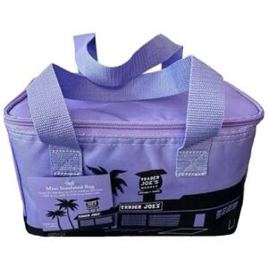 Limited Edition Trader Joe's Mini Lavender Cooler Bag